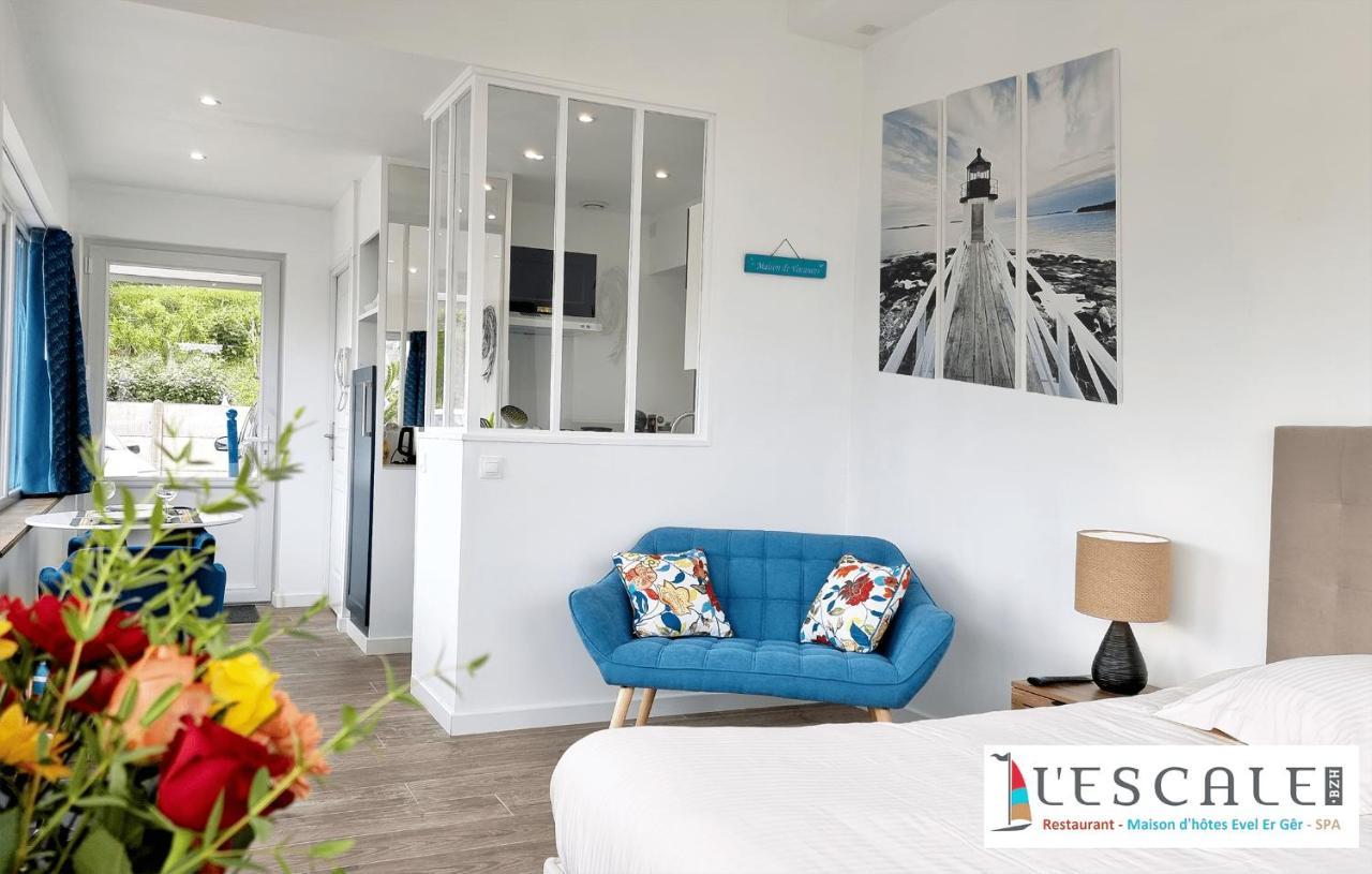 Bed and Breakfast L'Escale Evel Er Ger Locquirec Esterno foto